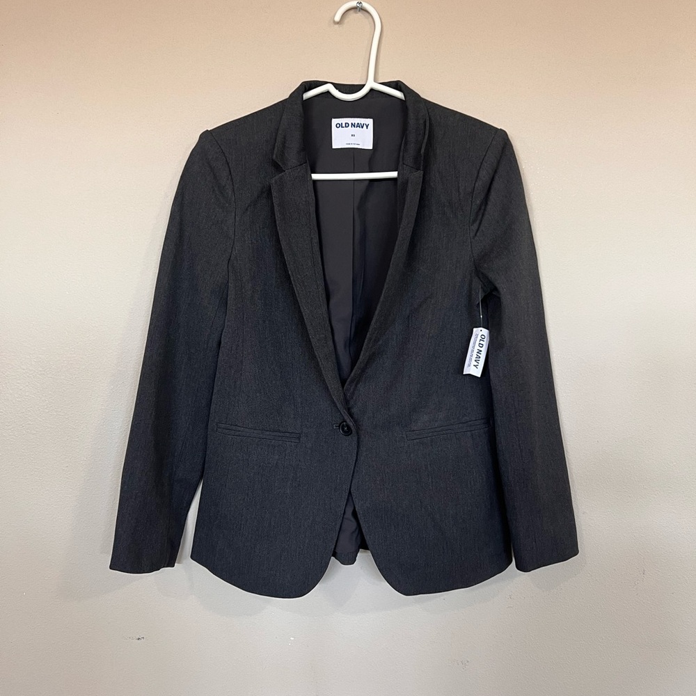 Old Navy Women's Charcoal Blazer